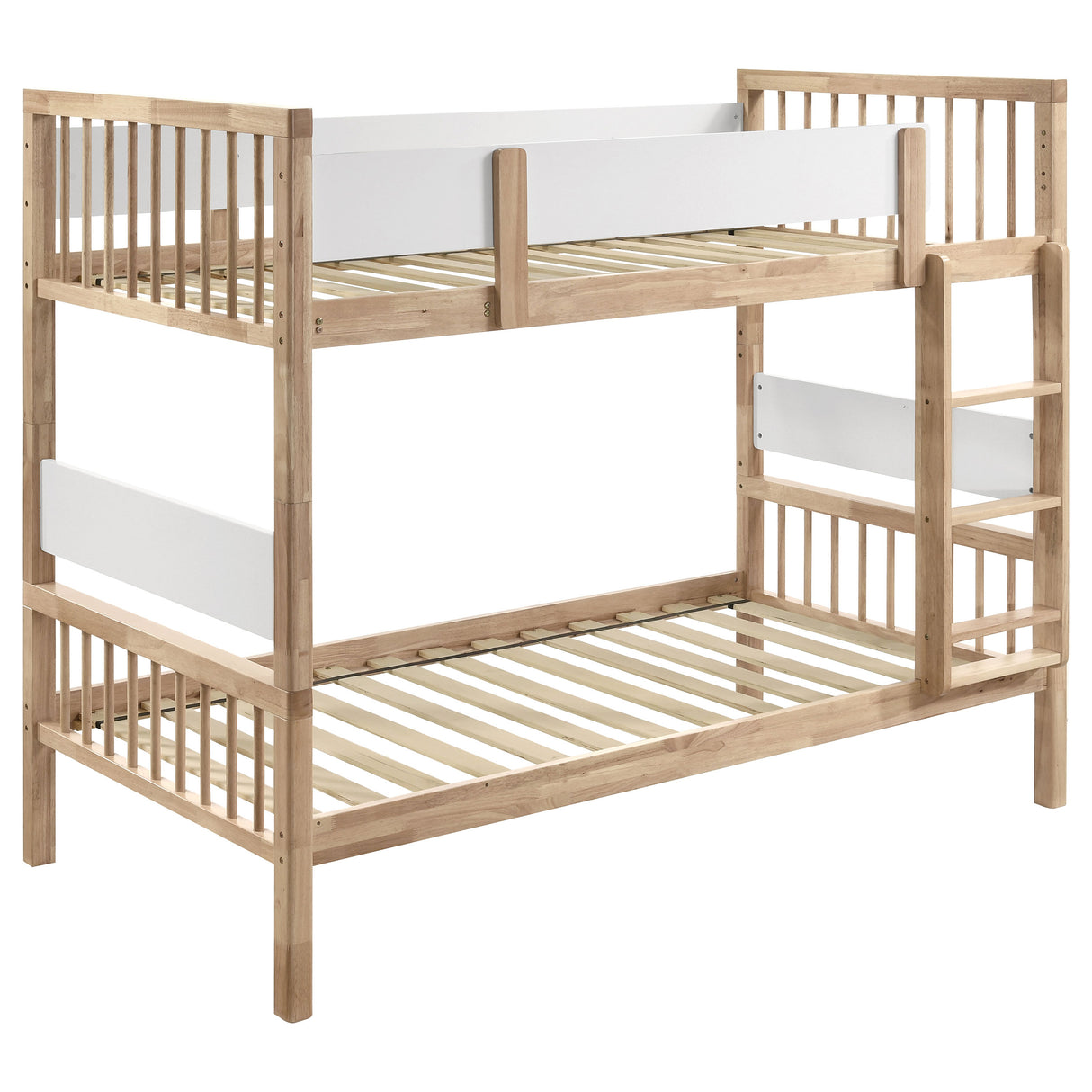 Furniture City Houma - Coaster - Dakota Wood Twin Over Twin Bunk Bed Natural - 461171