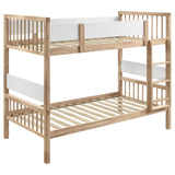 Furniture City Houma - Coaster - Dakota Wood Twin Over Twin Bunk Bed Natural - 461171
