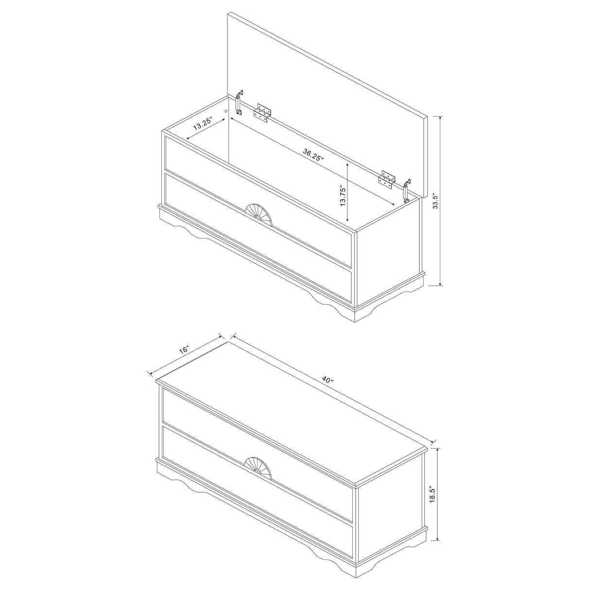 Paula Cedar Chest Honey
