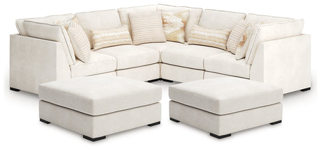 Furniture City Houma - Ashley Furniture - Donelson Creek 5-Piece Sectional and 2 Oversized Ottomans - 5-Piece Sectional and 2 Oversized Ottomans - 48002U4