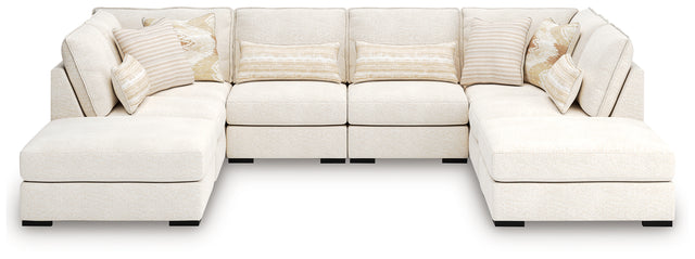 Furniture City Houma - Ashley Furniture - Donelson Creek 6-Piece Sectional and Ottoman - 6-Piece Sectional and Ottoman - 48002U2