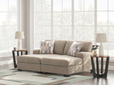 Furniture City Houma - Ashley Furniture - Newellen Sectional - RAF 2-Piece Super Chaise / Hemp - 48404S4