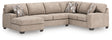 Furniture City Houma - Ashley Furniture - Newellen 3-Piece Sectional with Chaise - RAF 3-Piece Sectional with Chaise - 48404S1