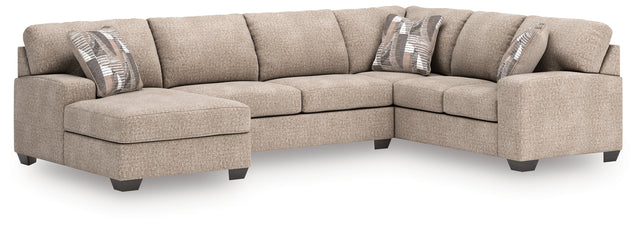 Furniture City Houma - Ashley Furniture - Newellen 3-Piece Sectional with Chaise - RAF 3-Piece Sectional with Chaise - 48404S1