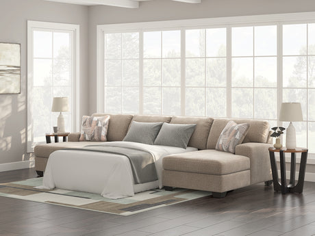 Furniture City Houma - Ashley Furniture - Newellen 3-Piece Sleeper Sectional with Double Chaise - RAF 3-Piece Sleeper Sectional with Double Chaise - 48404S7