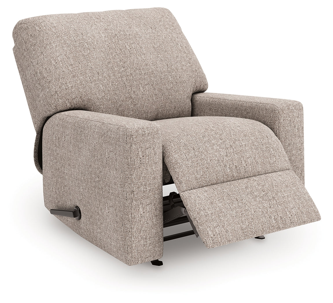 Furniture City Houma - Ashley Furniture - Newellen Living Room - Rocker Recliner / Hemp - 4840425