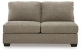 Newellen 3-Piece Sectional and Oversized Ottoman