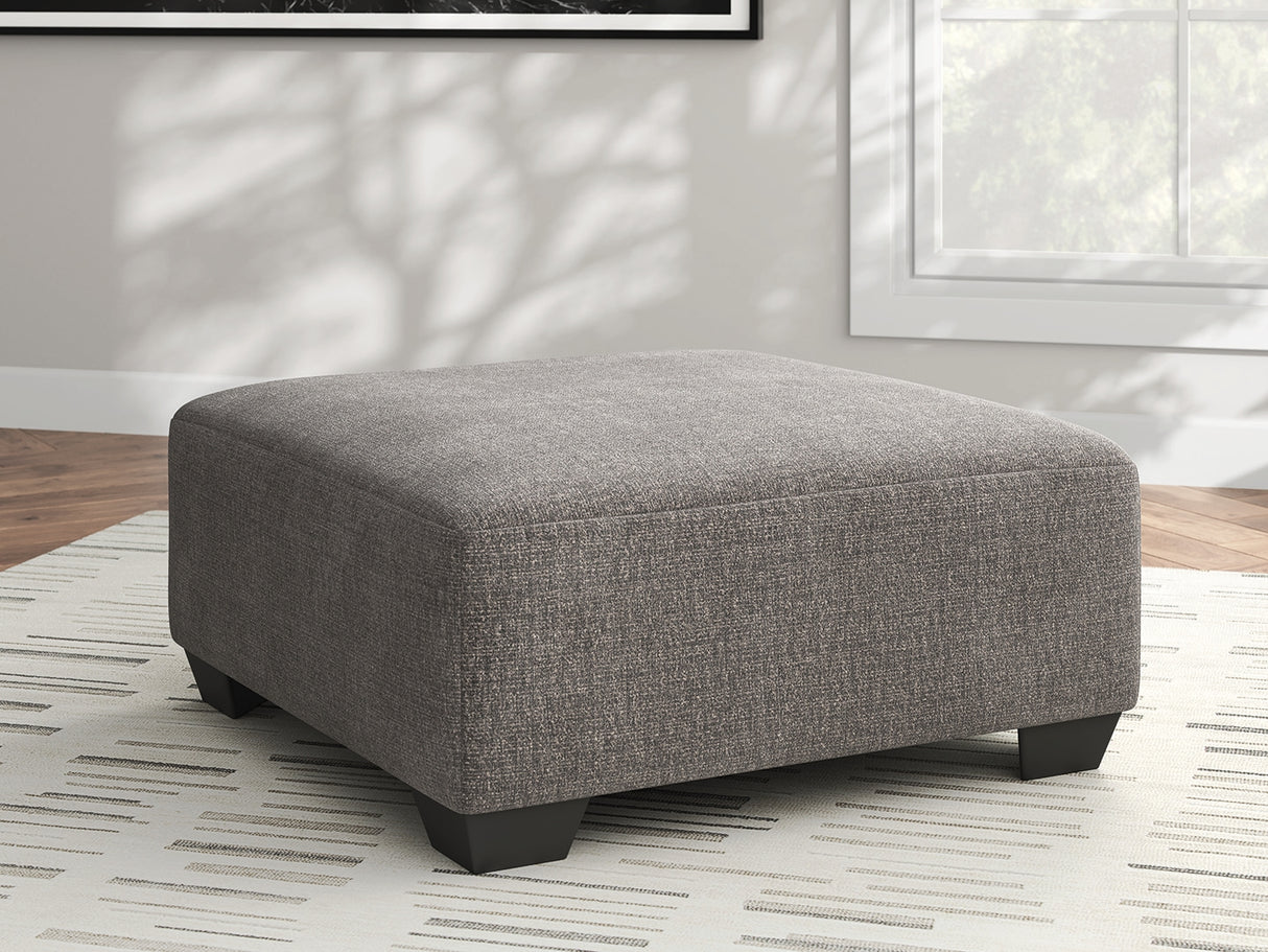 Furniture City Houma - Ashley Furniture - Newellen Living Room - Oversized Accent Ottoman / Greystone - 4840508