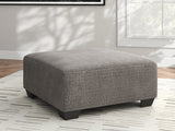 Furniture City Houma - Ashley Furniture - Newellen Living Room - Oversized Accent Ottoman / Greystone - 4840508