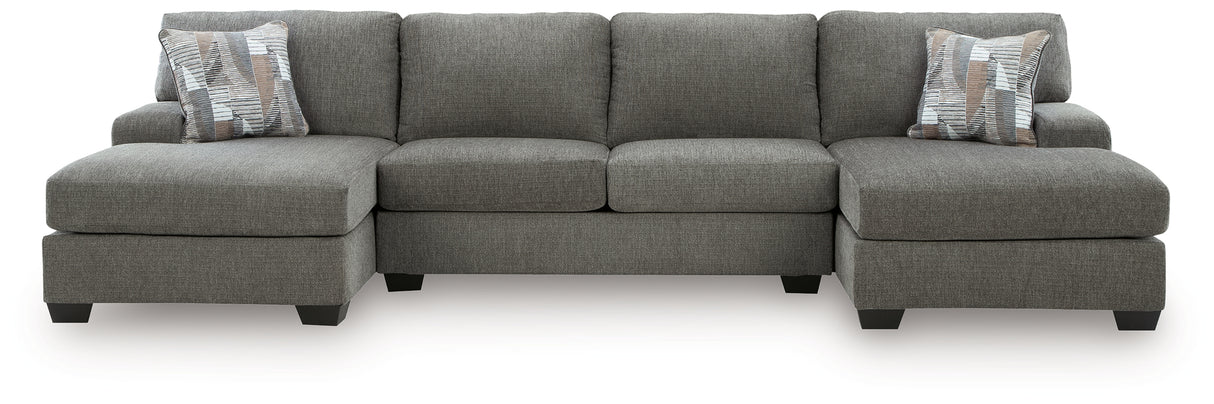Revenna 3-Piece Sleeper Sectional with Double Chaise