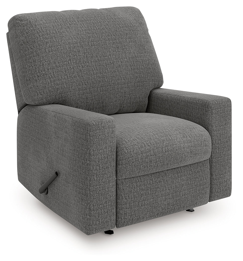 Furniture City Houma - Ashley Furniture - Newellen Living Room - Rocker Recliner / Greystone - 4840525