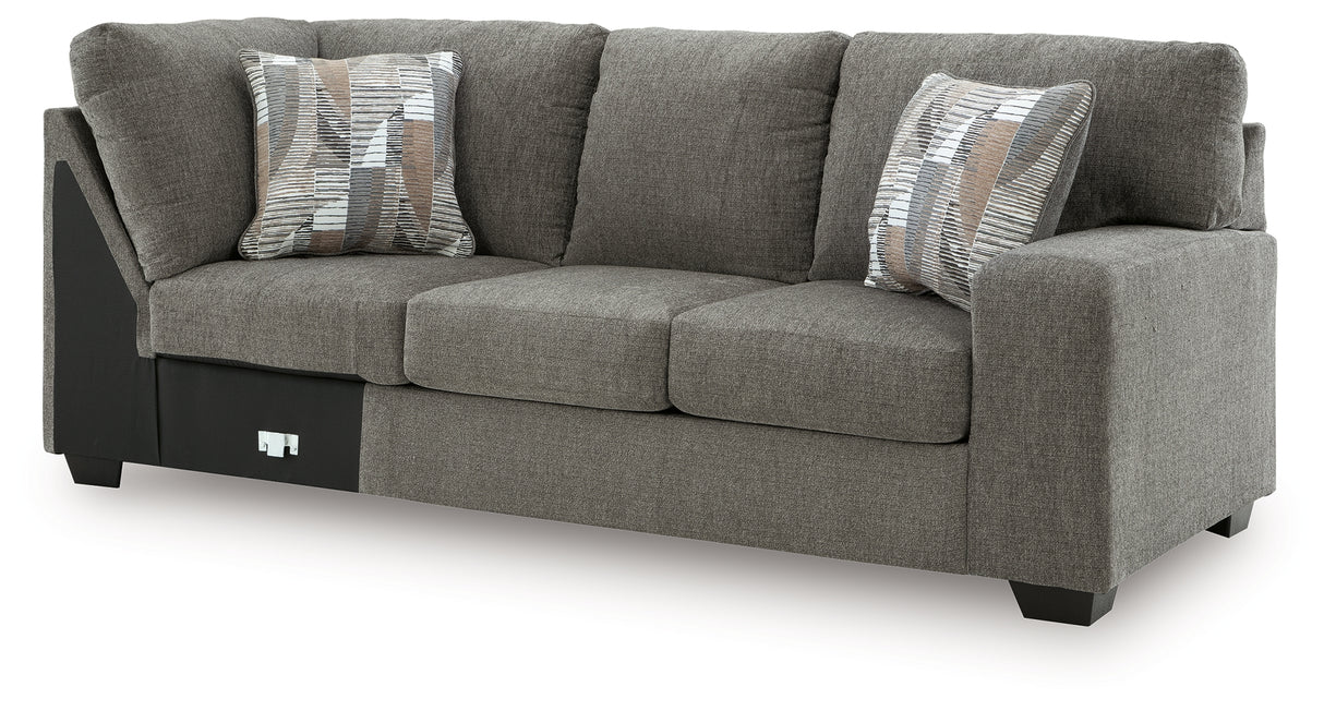 Clarington 3-Piece Sectional and Oversized Ottoman