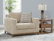 Furniture City Houma - Ashley Furniture - Parklynn Oversized Chair - Chair and a Half / Desert - 4890223