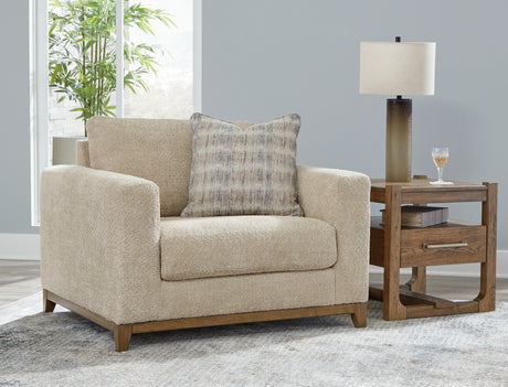 Furniture City Houma - Ashley Furniture - Parklynn Oversized Chair - Chair and a Half / Desert - 4890223
