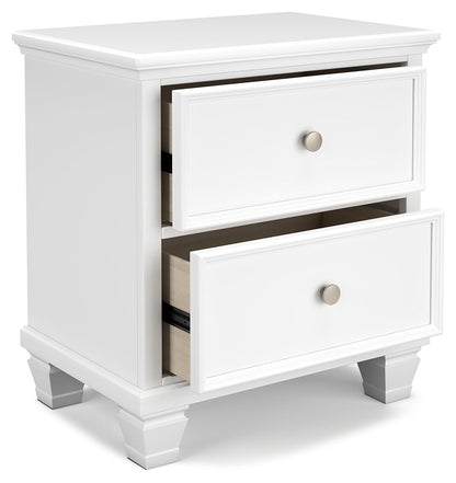 Fortman - Two Drawer Night Stand - White