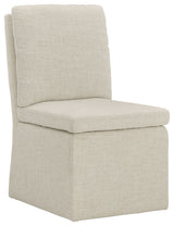 Krystanza - Dining UPH Side Chair (Set of 2) - Oatmeal