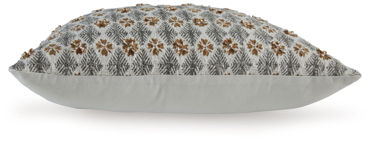 Dainwick - Pillow (Set of 4) - White / Gray / Brown