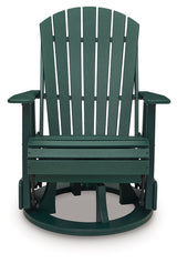 Shell Beach - Swivel Glider Chair - Green