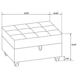 Stonenesse Sectional Sofa with Storage Ottoman Set Grey