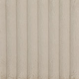 Ellorie Upholstered Channel Back Curved Sofa Beige