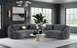 Furniture City Houma - Coaster - Brookside 2-piece Velvet Upholstered Sofa Set Dark Grey - 504844-S2