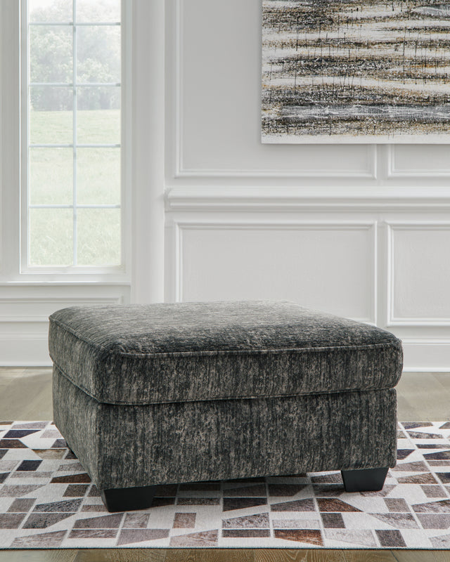 Furniture City Houma - Ashley Furniture - Lonoke Oversized Accent Ottoman - Oversized Accent Ottoman / Gunmetal - 5050408