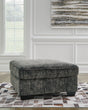 Furniture City Houma - Ashley Furniture - Lonoke Oversized Accent Ottoman - Oversized Accent Ottoman / Gunmetal - 5050408