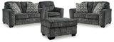 Furniture City Houma - Ashley Furniture - Lonoke 2 Loveseats, Oversized Chair and Ottoman - 2 Loveseats, Oversized Chair and Ottoman - 50504U7