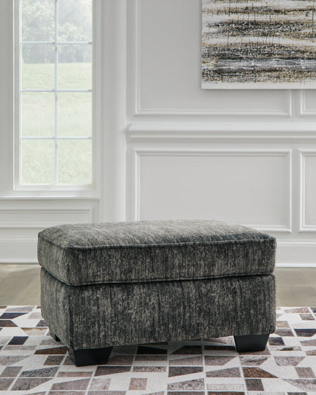 Furniture City Houma - Ashley Furniture - Lonoke Ottoman - Ottoman / Gunmetal - 5050414