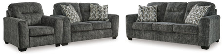 Furniture City Houma - Ashley Furniture - Lonoke Sofa, Loveseat and Oversized Chair - Sofa, Loveseat and Oversized Chair - 50504U13