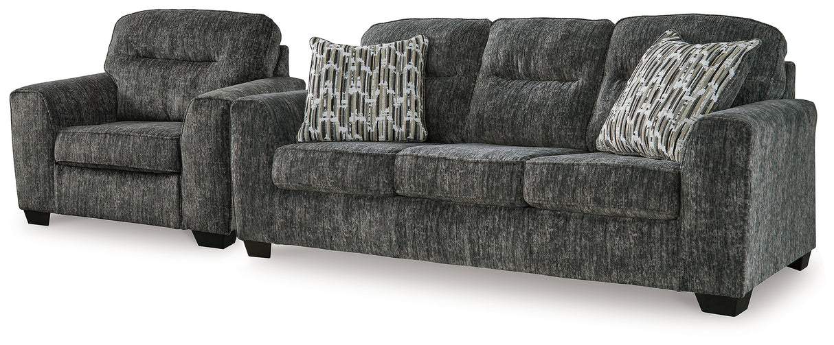 Furniture City Houma - Ashley Furniture - Lonoke Sofa and Oversized Chair - Sofa and Oversized Chair - 50504U11