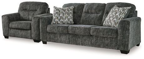 Furniture City Houma - Ashley Furniture - Lonoke Sofa and Oversized Chair - Sofa and Oversized Chair - 50504U11