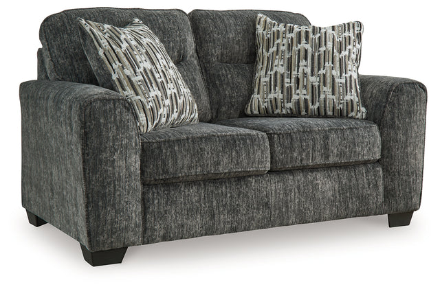 Furniture City Houma - Ashley Furniture - Lonoke Loveseat - Loveseat / Gunmetal - 5050435