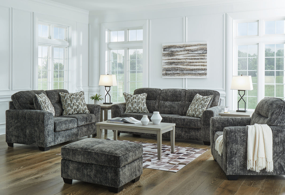 Furniture City Houma - Ashley Furniture - Lonoke Sofa, Loveseat, Oversized Chair and Ottoman - Sofa, Loveseat, Oversized Chair and Ottoman - 50504U3