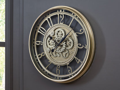 Gilover - Wall Clock - Champagne Finish