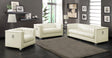 Furniture City Houma - Coaster - Chaviano 3-piece Upholstered Track Arm Sofa Set Pearl White - 505391-S3