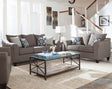 Furniture City Houma - Coaster - Salizar 2-piece Upholstered Flared Arm Sofa Set Grey - 506021-S2