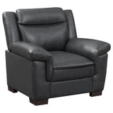 Furniture City Houma - Coaster - Arabella Upholstered Padded Arm Accent Chair Grey - 506593