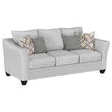 Furniture City Houma - Coaster - Salizar Upholstered Flared Arm Sofa Sand - 508581