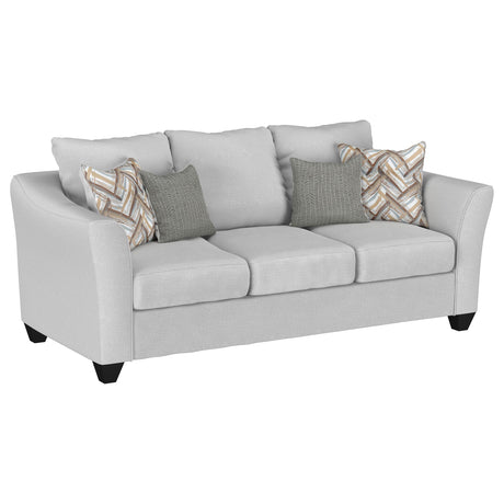 Furniture City Houma - Coaster - Salizar Upholstered Flared Arm Sofa Sand - 508581