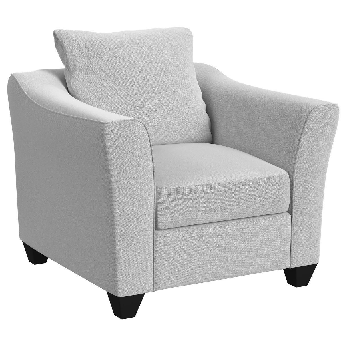 Furniture City Houma - Coaster - Salizar Upholstered Flared Arm Accent Chair Sand - 508583