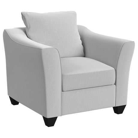Furniture City Houma - Coaster - Salizar Upholstered Flared Arm Accent Chair Sand - 508583