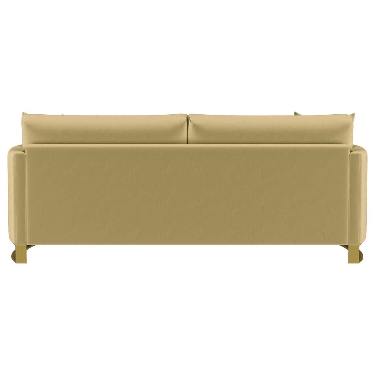 Corliss Upholstered Curved Track Arm Sofa Camel