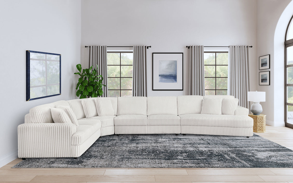 Furniture City Houma - Coaster - Emberson 4-piece Upholstered Modular Sectional Sofa Ivory - 508851-SEC