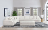 Furniture City Houma - Coaster - Emberson 5-piece Upholstered Modular Sectional Sofa Ivory - 508851-SET