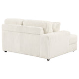 Emberson Upholstered LAF Loveseat Ivory