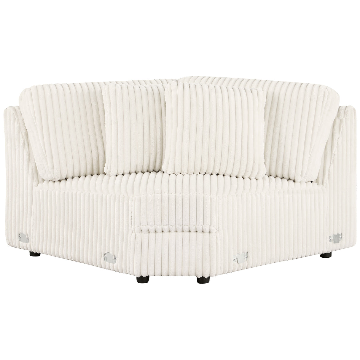 Furniture City Houma - Coaster - Emberson Upholstered Wedge Ivory - 508852