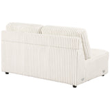 Emberson Upholstered Armless Loveseat Ivory