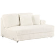 Furniture City Houma - Coaster - Emberson Upholstered RAF Cuddler Ivory - 508854