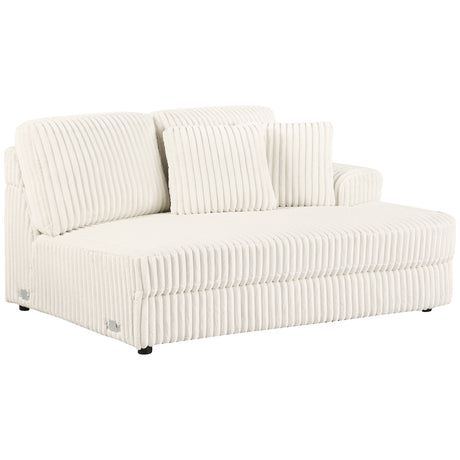 Furniture City Houma - Coaster - Emberson Upholstered RAF Cuddler Ivory - 508854